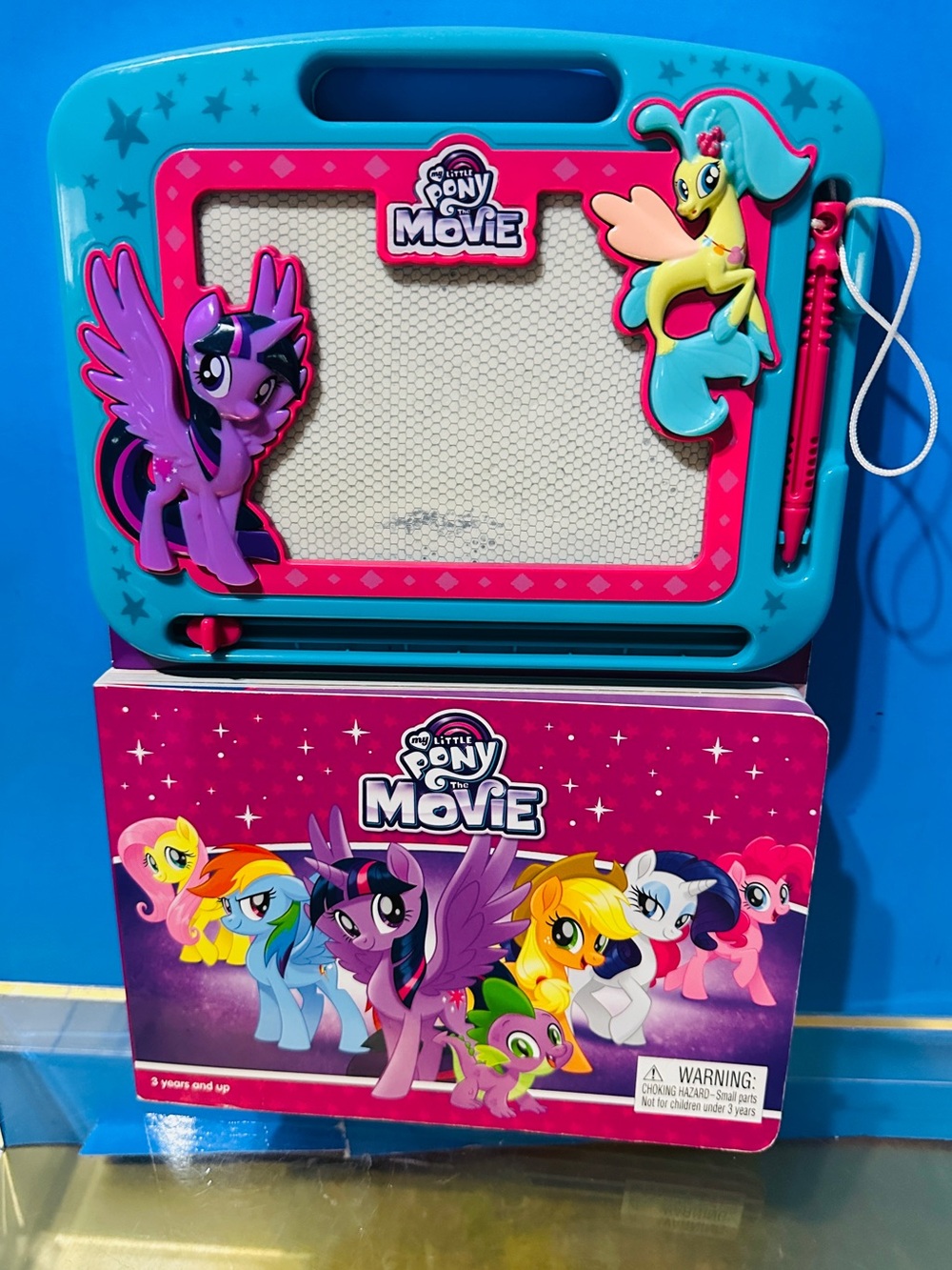 My Little Pony Magnetic Drawing Board & The Movie Learning Series Activity Book